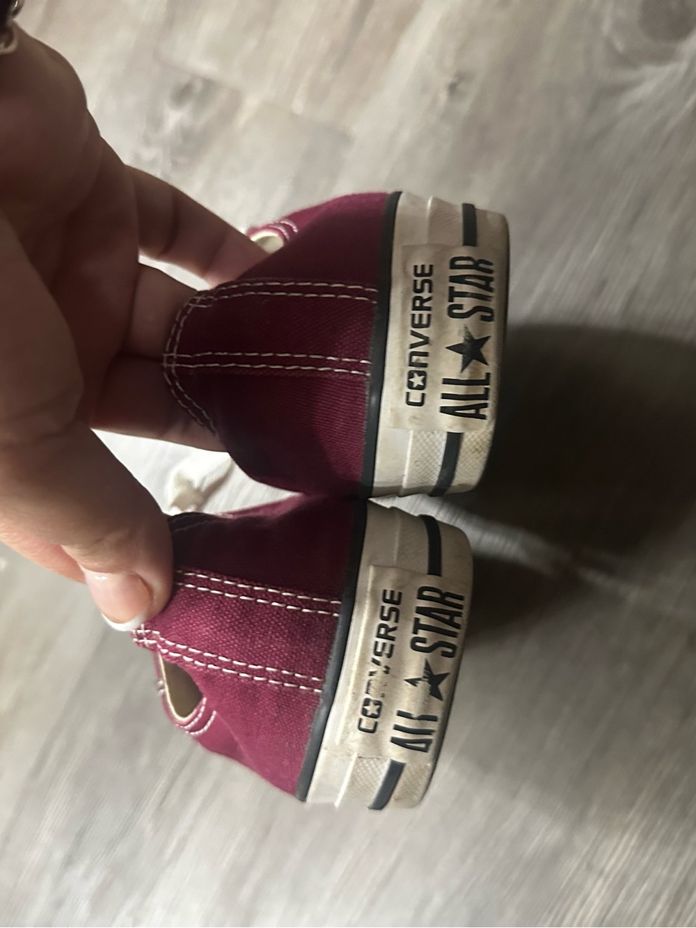 Maroon Converse - Picture 2 of 4